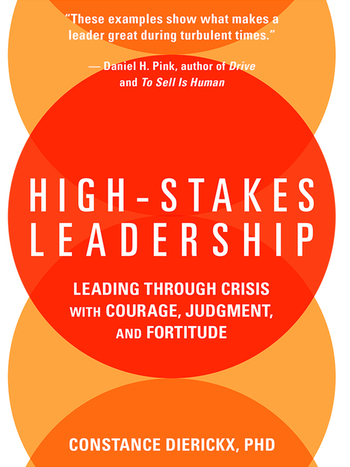 Title details for High-Stakes Leadership by Constance Dierickx - Wait list